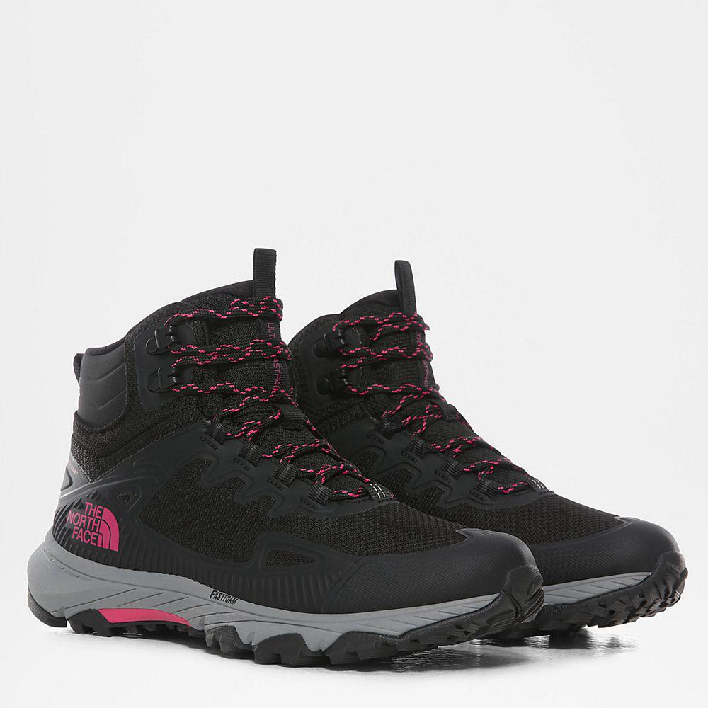The North Face Ultra Fastpack Iv Futurelight™ Mid Γυναικεια Μποτάκια Πεζοπορίας - Ροζ / Μαυρα (FWME9